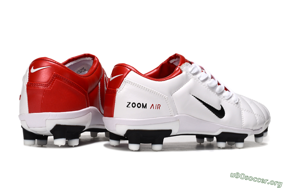 Nike Air Zoom Total 90 III FG Football Boots - White/Black/Red 7