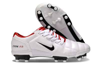 Nike Air Zoom Total 90 III FG Football Boots - White/Black/Red