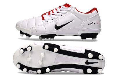 Nike Air Zoom Total 90 III FG Football Boots - White/Black/Red