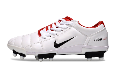 Nike Air Zoom Total 90 III FG Football Boots - White/Black/Red