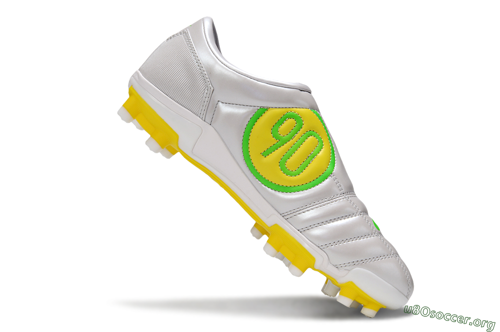 Nike Air Zoom Total 90 III FG Football Boots - White/Yellow 5