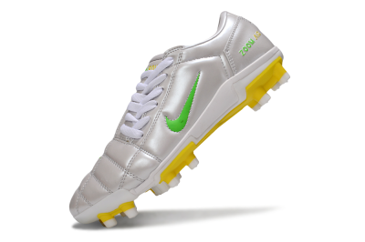 Nike Air Zoom Total 90 III FG Football Boots - White/Yellow