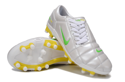 Nike Air Zoom Total 90 III FG Football Boots - White/Yellow
