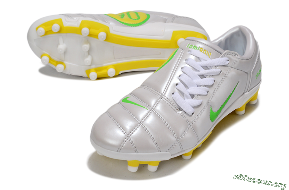 Nike Air Zoom Total 90 III FG Football Boots - White/Yellow 0