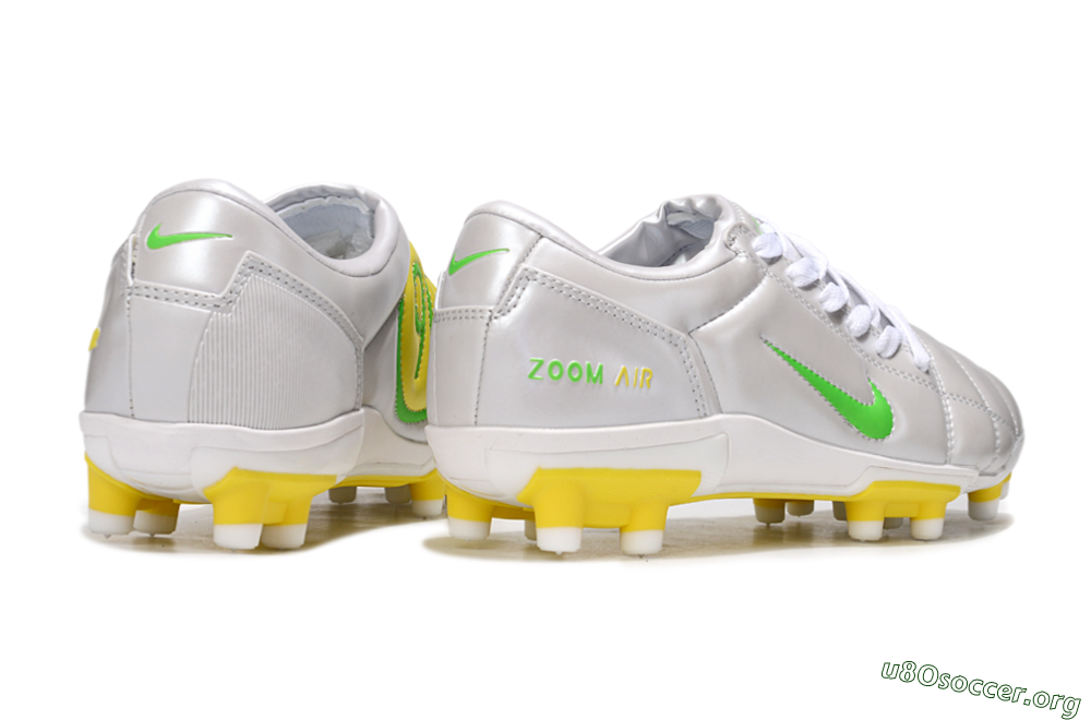 Nike Air Zoom Total 90 III FG Football Boots - White/Yellow 7