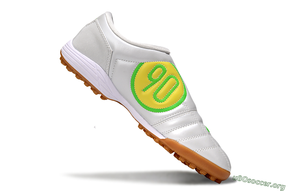 Nike Total 90 III TF Football Shoes - White/Yellow 5