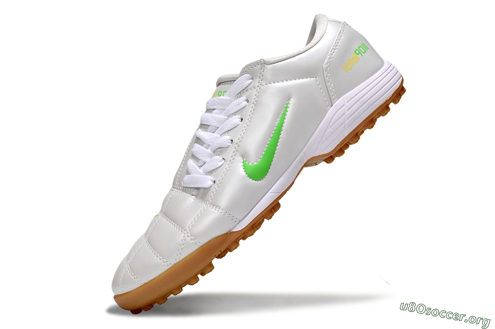 Nike Total 90 III TF Football Shoes - White/Yellow 6