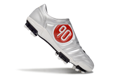 Nike Air Zoom Total 90 III FG Football Boots - Silver/Black/White
