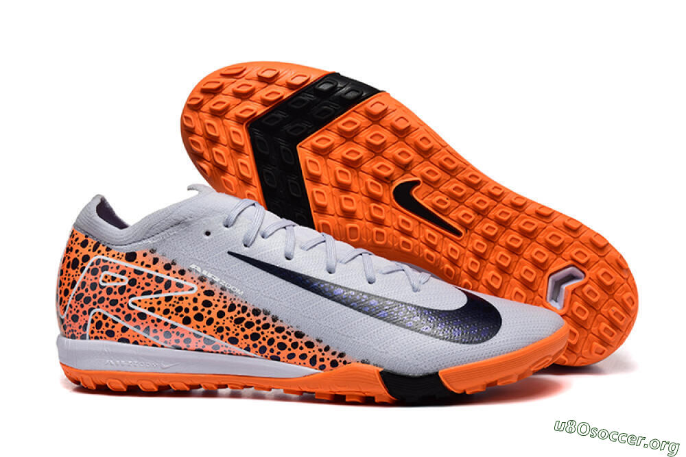 Nike Air Zoom Mercurial Vapor 16 Elite TF Football Shoes - Grey/White/Leopard 2