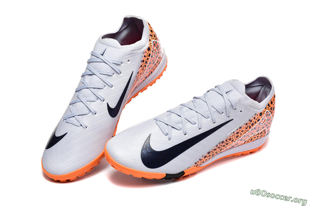 Nike Air Zoom Mercurial Vapor 16 Elite TF Football Shoes - Grey/White/Leopard 6