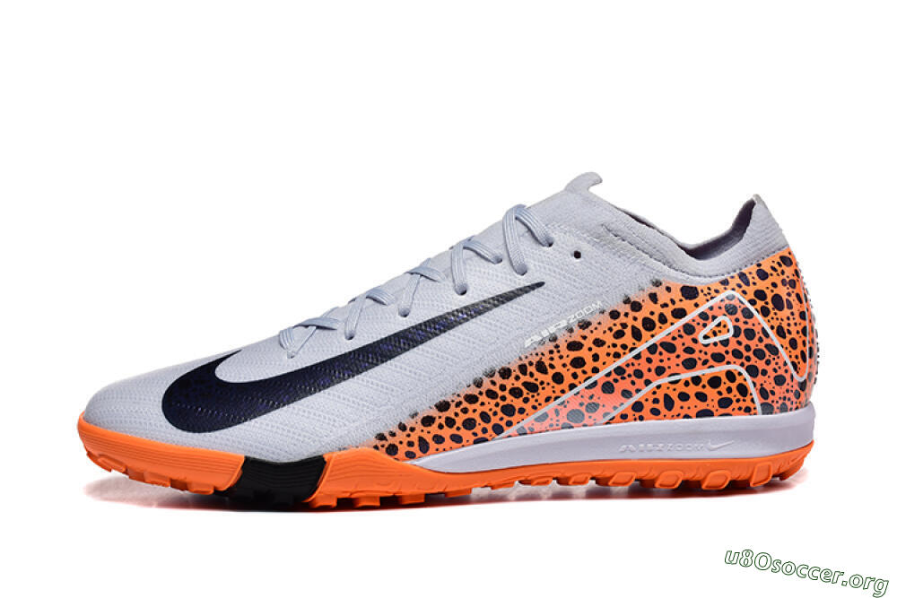 Nike Air Zoom Mercurial Vapor 16 Elite TF Football Shoes - Grey/White/Leopard 3