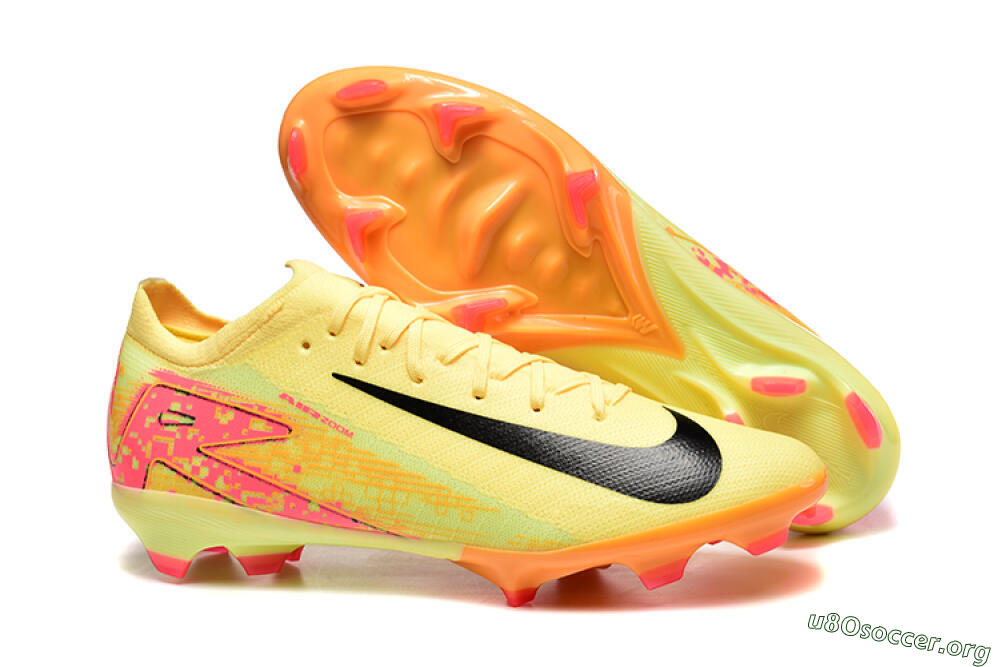 Nike Air Zoom Mercurial Vapor 16 Elite FG Football Boots - Yellow/Black/Red 2