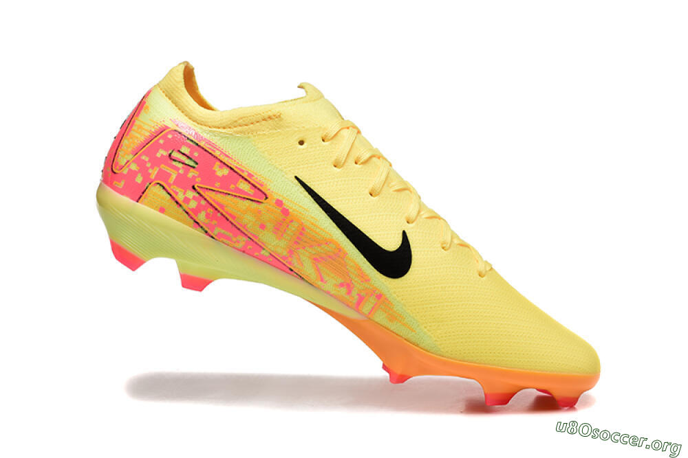 Nike Air Zoom Mercurial Vapor 16 Elite FG Football Boots - Yellow/Black/Red 7