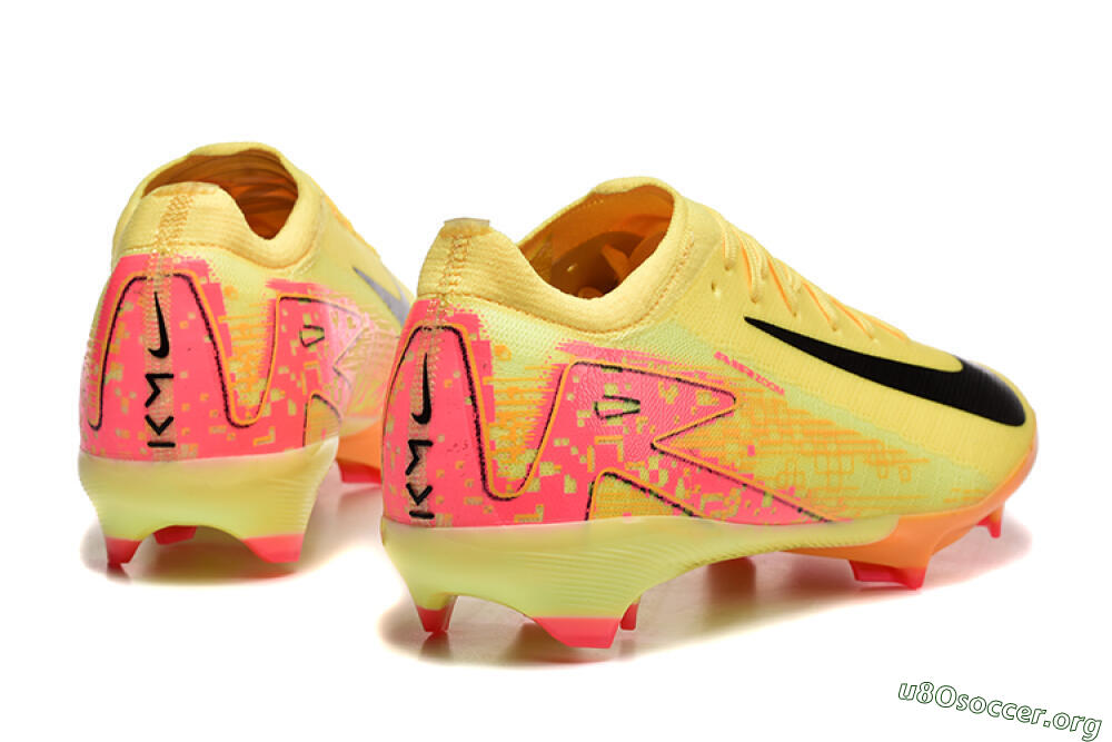 Nike Air Zoom Mercurial Vapor 16 Elite FG Football Boots - Yellow/Black/Red 9