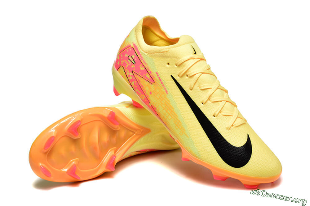 Nike Air Zoom Mercurial Vapor 16 Elite FG Football Boots - Yellow/Black/Red 4