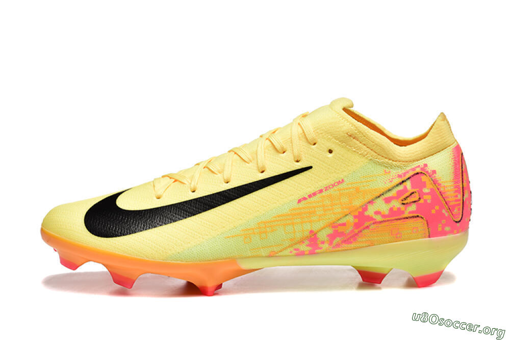 Nike Air Zoom Mercurial Vapor 16 Elite FG Football Boots - Yellow/Black/Red 3