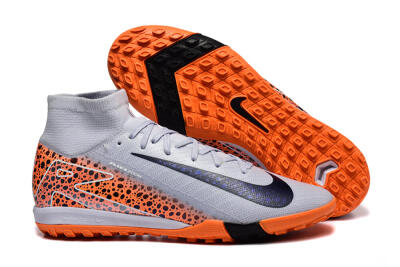 Nike Air Zoom Mercurial Superfly 10 Elite TF Football Shoes - Grey/Black/Leopard