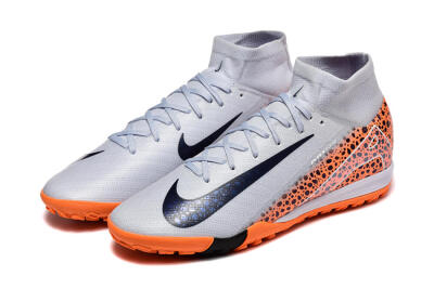 Nike Air Zoom Mercurial Superfly 10 Elite TF Football Shoes - Grey/Black/Leopard