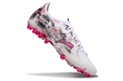 Puma Ultra 5 Ultimate FG Football Boots - White/Pink/Black