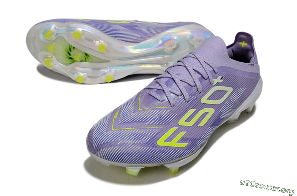 Adidas F50+ Elite Lightstrike Pro FG Football Boots - Purple/White/Yellow 0