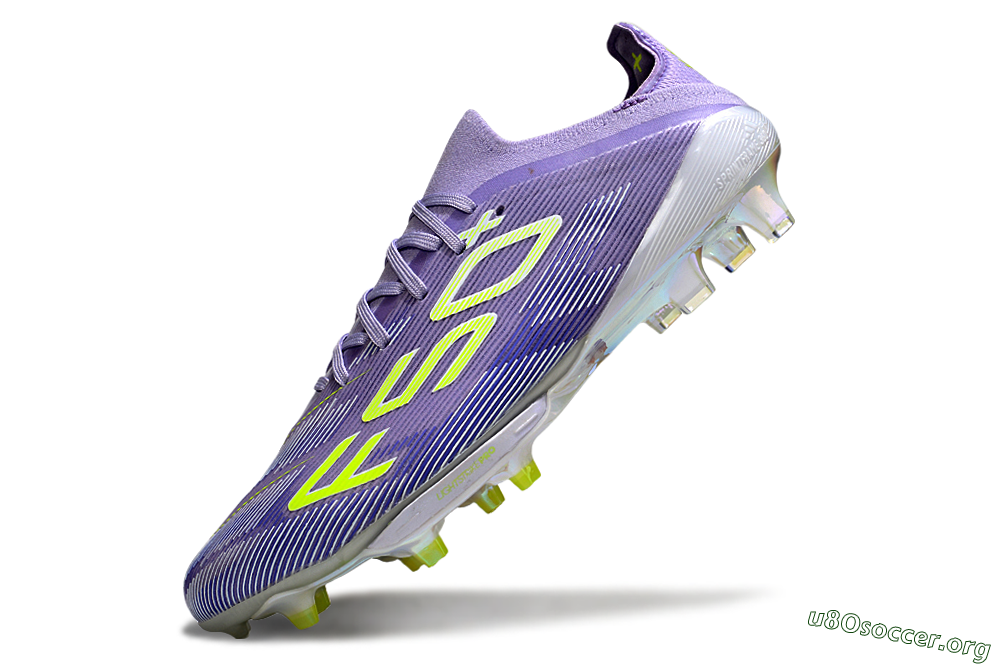 Adidas F50+ Elite Lightstrike Pro FG Football Boots - Purple/White/Yellow 5