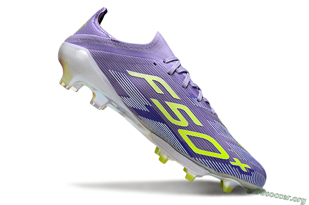 Adidas F50+ Elite Lightstrike Pro FG Football Boots - Purple/White/Yellow 4