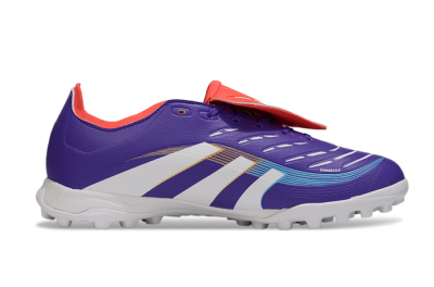 Adidas Predator Elite Foldover Tongue TF Football Shoes - Blue/White/Red