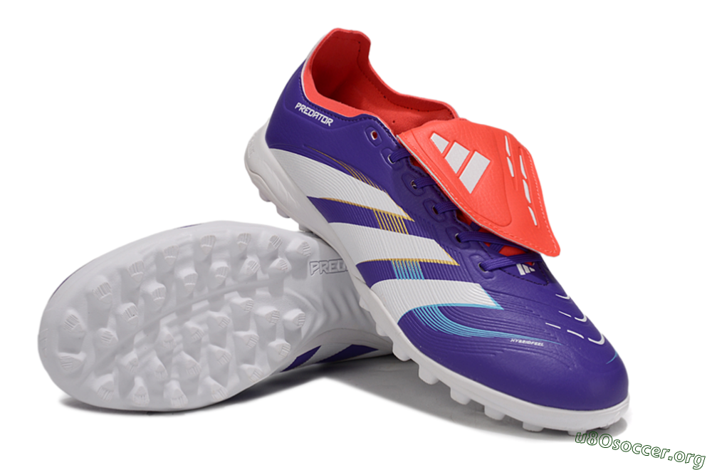 Adidas Predator Elite Foldover Tongue TF Football Shoes - Blue/White/Red 0
