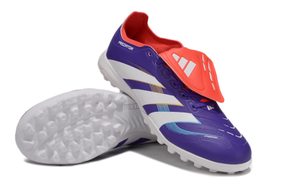 Adidas Predator Elite Foldover Tongue TF Football Shoes - Blue/White/Red