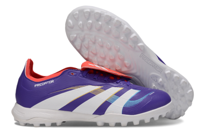 Adidas Predator Elite Foldover Tongue TF Football Shoes - Blue/White/Red