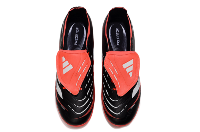 Adidas Predator Elite Foldover Tongue TF Football Shoes - Black/White/Red