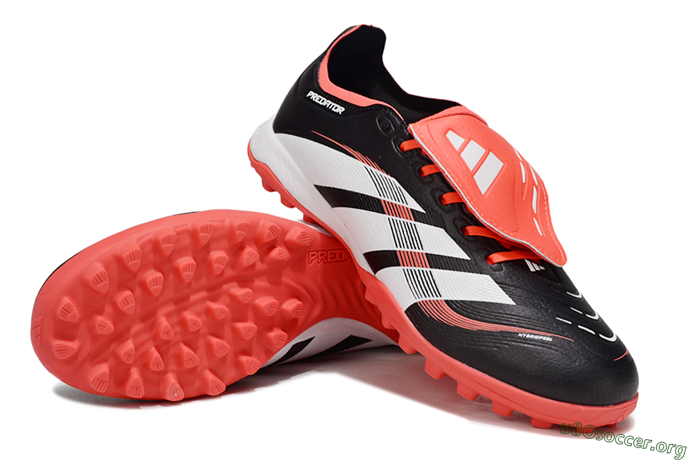 Adidas Predator Elite Foldover Tongue TF Football Shoes - Black/White/Red 0