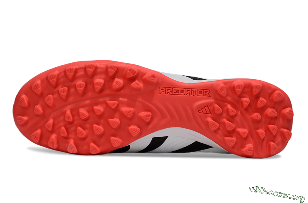 Adidas Predator Elite Foldover Tongue TF Football Shoes - Black/White/Red 5