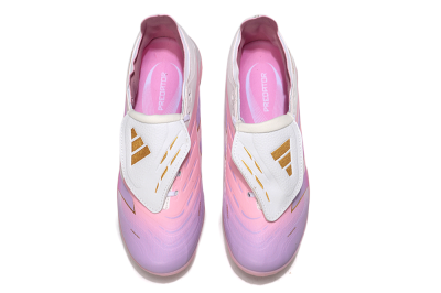 Adidas Predator Elite Foldover Tongue TF Football Shoes - Pink/Purple/Gold