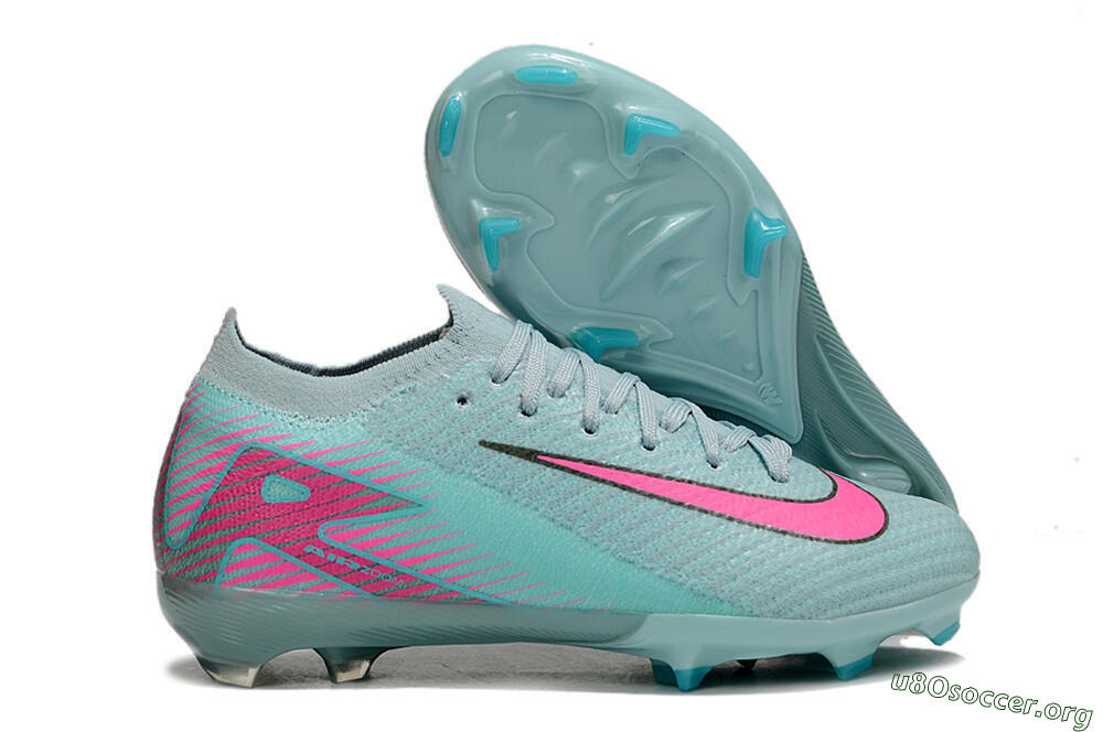 Nike Air Zoom Mercurial Vapor 16 Elite FG Football Boots - Jade/Pink/Silver 2