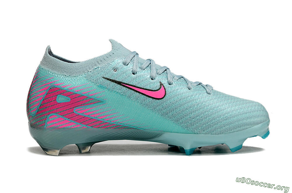 Nike Air Zoom Mercurial Vapor 16 Elite FG Football Boots - Jade/Pink/Silver 5