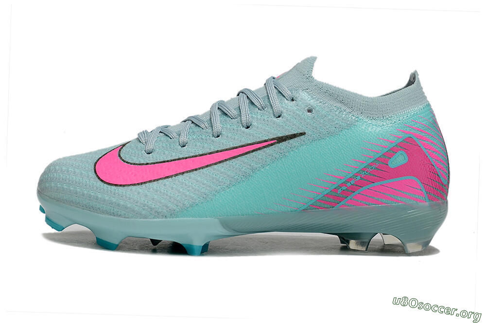 Nike Air Zoom Mercurial Vapor 16 Elite FG Football Boots - Jade/Pink/Silver 3
