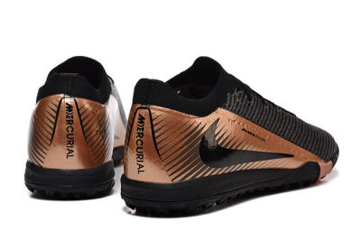 Nike Air Zoom Mercurial Vapor 16 Elite TF Football Shoes - Black/Grey/Gold