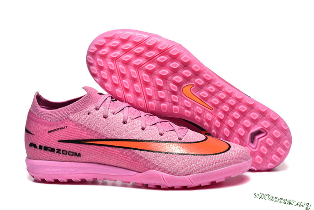 Nike Air Zoom Mercurial Vapor 16 Elite TF Football Shoes - Pink/Red/Black 2