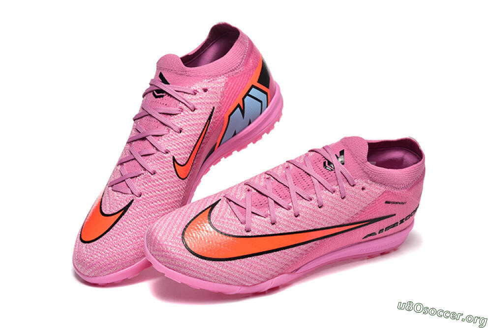 Nike Air Zoom Mercurial Vapor 16 Elite TF Football Shoes - Pink/Red/Black 6