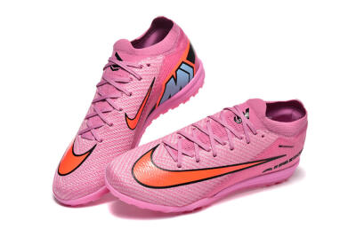 Nike Air Zoom Mercurial Vapor 16 Elite TF Football Shoes - Pink/Red/Black
