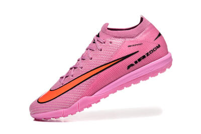 Nike Air Zoom Mercurial Vapor 16 Elite TF Football Shoes - Pink/Red/Black
