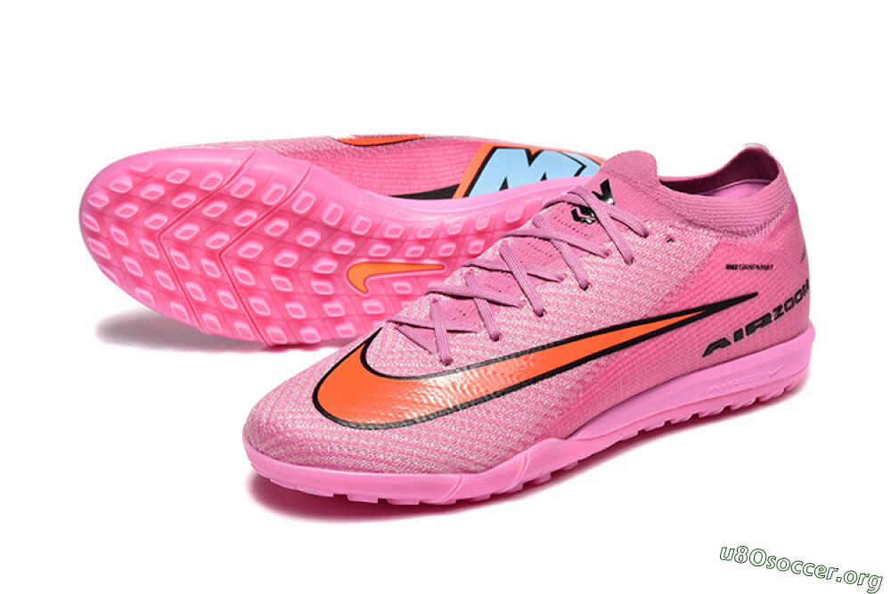Nike Air Zoom Mercurial Vapor 16 Elite TF Football Shoes - Pink/Red/Black 0