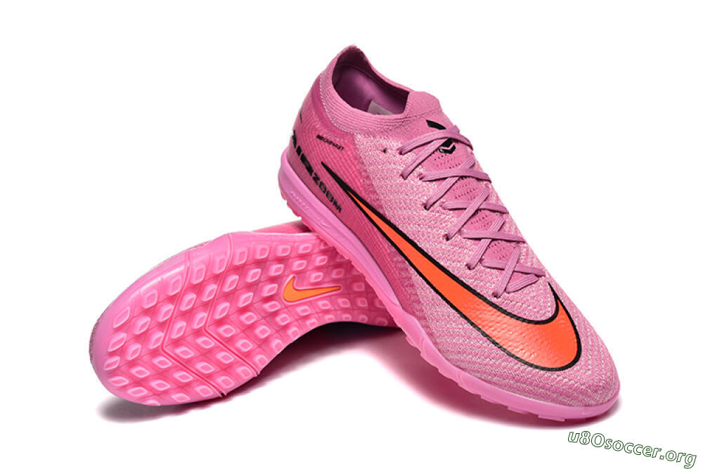 Nike Air Zoom Mercurial Vapor 16 Elite TF Football Shoes - Pink/Red/Black 4