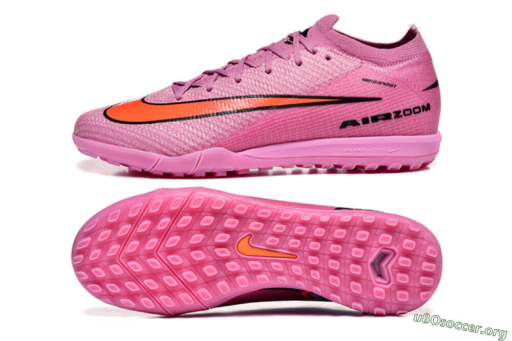 Nike Air Zoom Mercurial Vapor 16 Elite TF Football Shoes - Pink/Red/Black 1