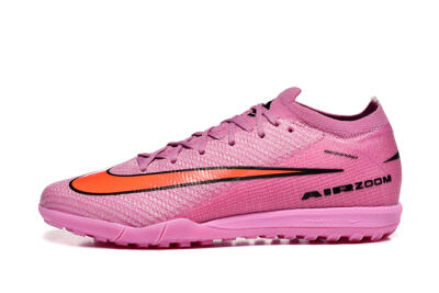 Nike Air Zoom Mercurial Vapor 16 Elite TF Football Shoes - Pink/Red/Black