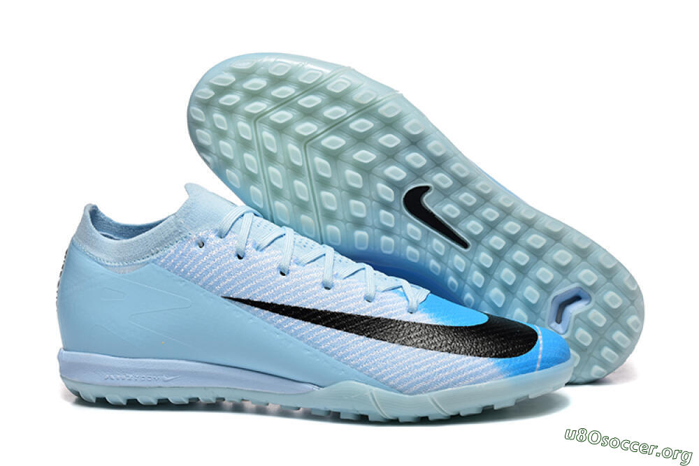 Nike Air Zoom Mercurial Vapor 16 Elite TF Football Shoes - Jade/Blue/Black 2