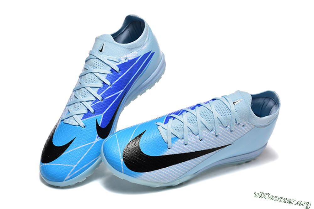 Nike Air Zoom Mercurial Vapor 16 Elite TF Football Shoes - Jade/Blue/Black 6