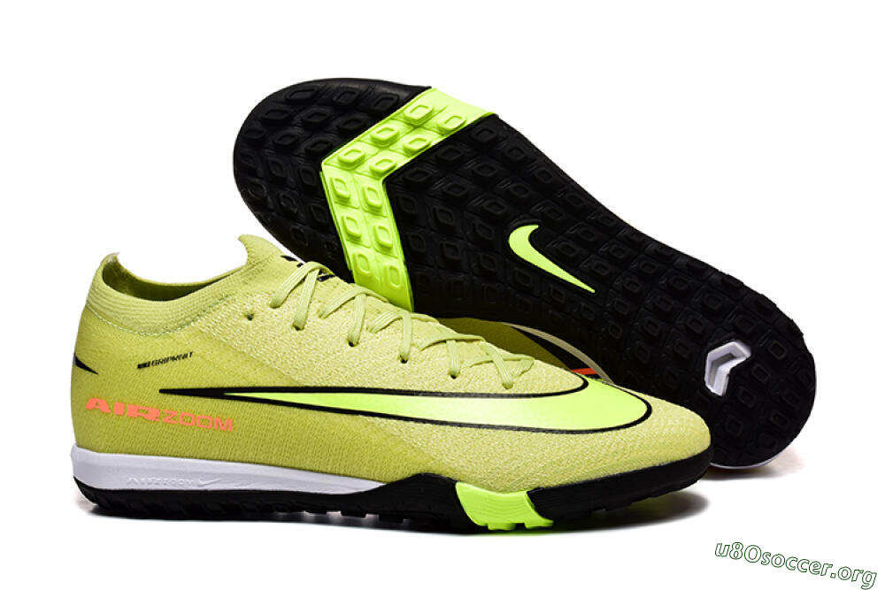 Nike Air Zoom Mercurial Vapor 16 Elite TF Football Shoes - Yellow/Black/Red 2