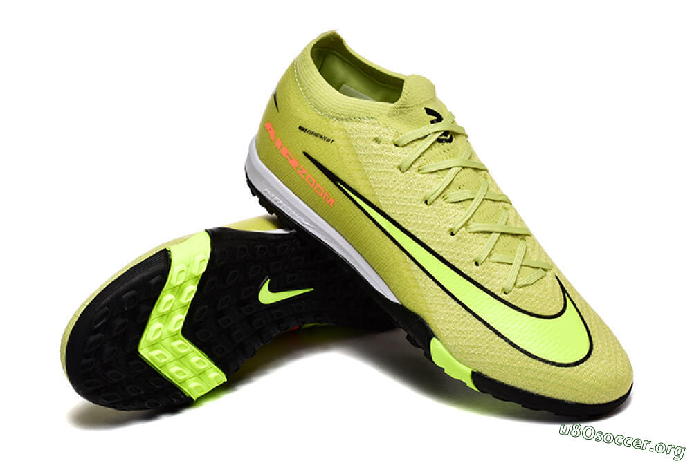 Nike Air Zoom Mercurial Vapor 16 Elite TF Football Shoes - Yellow/Black/Red 4